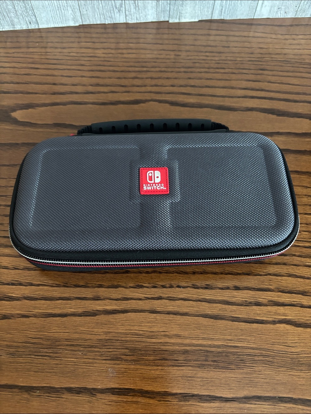 Nintendo Switch Protective Travel Case - Black with Red Accent